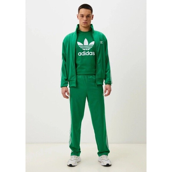 adidas Classics Firebird TT Track Jacket~GREEN/WHITE~JD0138~Size Small~$80 MSRP - Picture 5 of 6